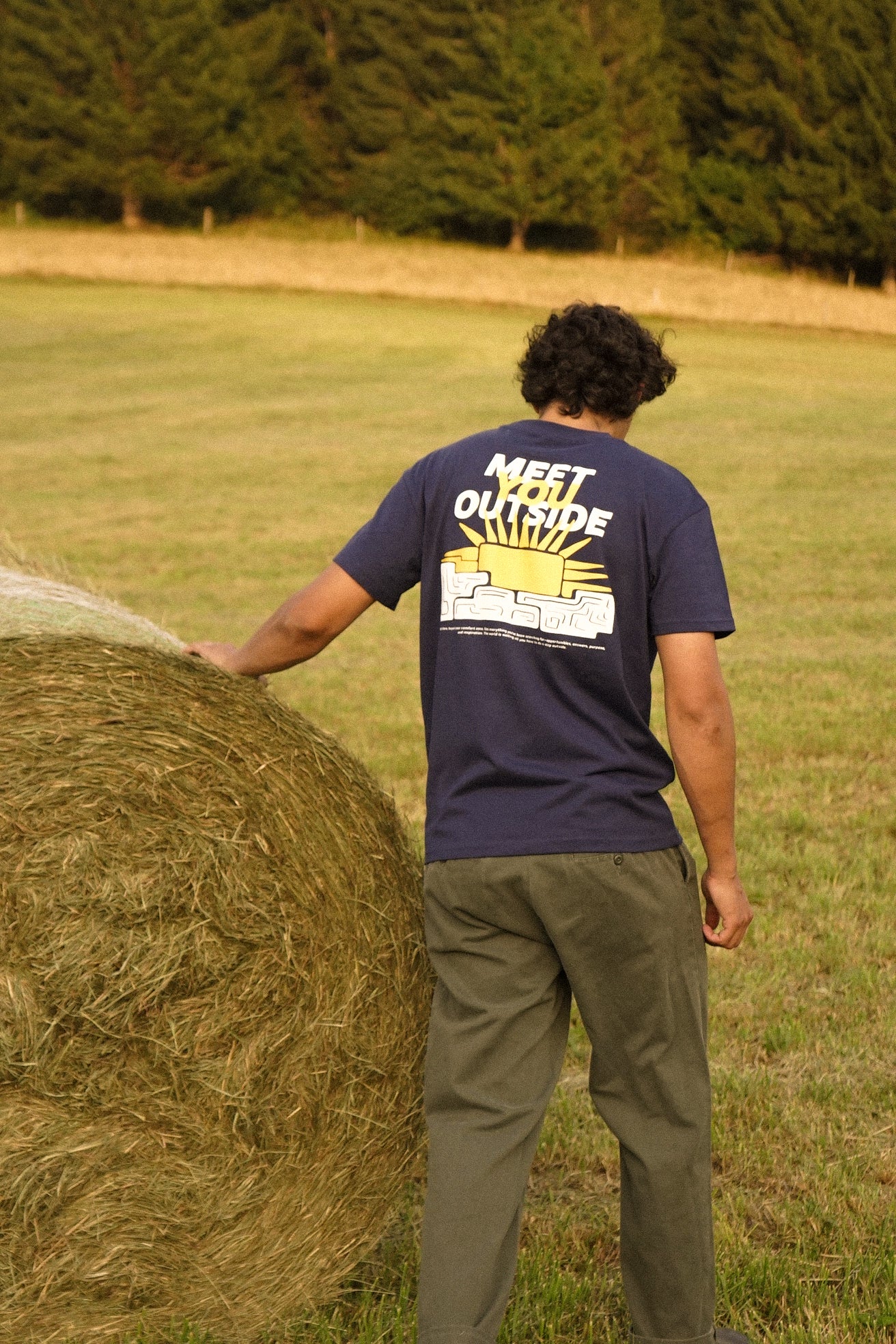 T-shirt oversize Meet You Outside